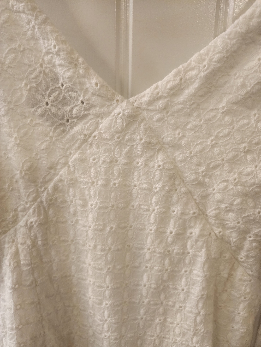 Princess Polly White Eyelet Maxi Dress Cottagecore Bridal Beach Size XS - Picture 6 of 7